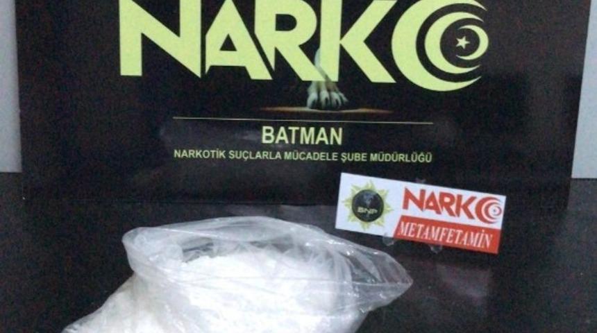 Batman’da 1 kilo 400 gram metamfetamin ele geçirildi