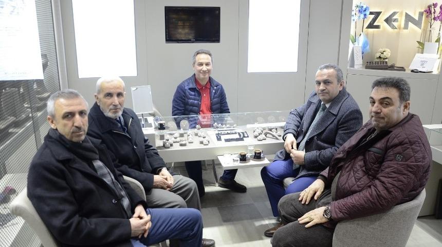 ATSO Başkanı G&ouml;ktaş yeni a&ccedil;ılan işletmelerle g&ouml;r&uuml;şt&uuml;