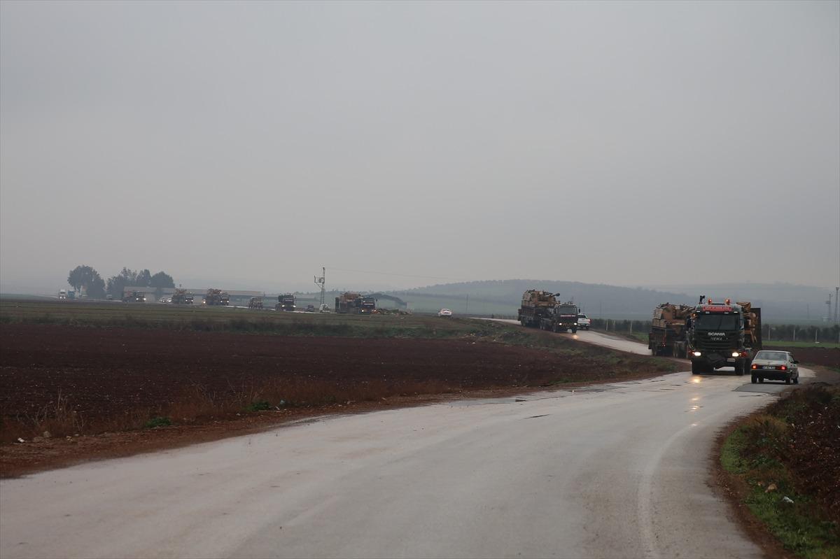 Suriye sınırına ob&uuml;s ve tank sevkiyatı