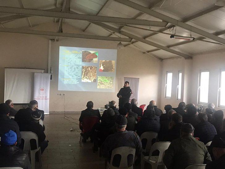 Çiftçilere "Meyve ve Sebzelerde Sulama ile Gübreleme" konulu eğitim G2