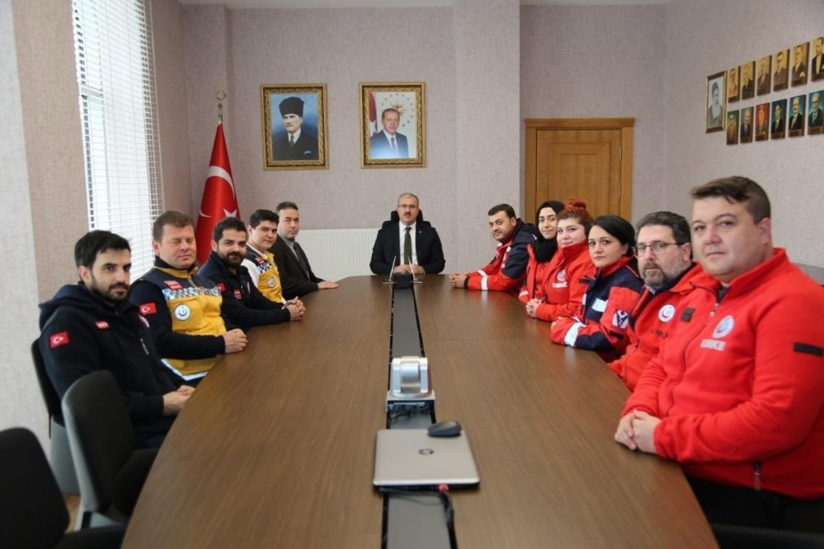 K&uuml;tahya ekibi deprem b&ouml;lgesinden d&ouml;nd&uuml;