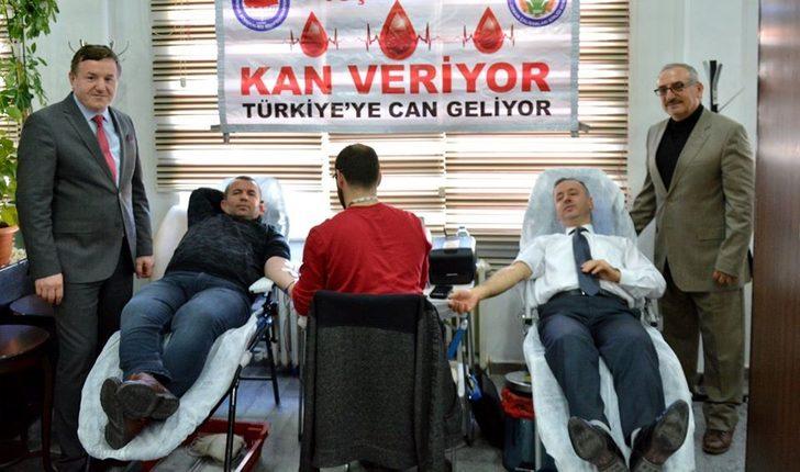 Amasya Orman Bölge Müdürlüğünden kan bağışı G1