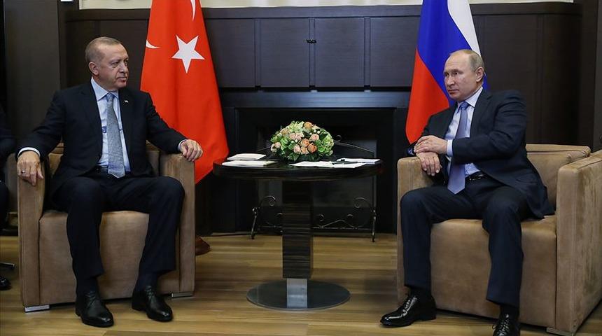 Son dakika! Cumhurbaşkanı Erdoğan, Putin ile g&ouml;r&uuml;şt&uuml;