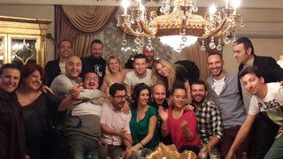 Yıldız Kaplan'ın evinde özel parti