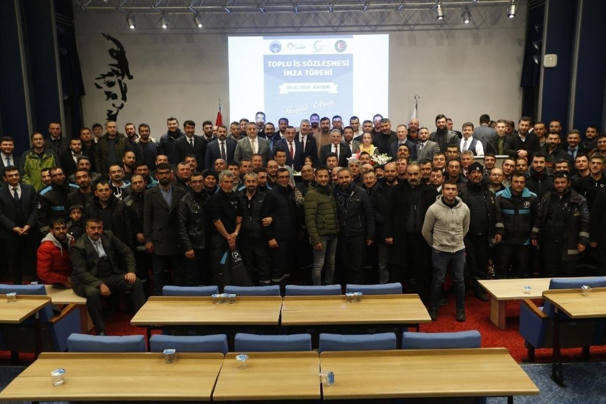 B&uuml;y&uuml;kşehir Ulaşım A.Ş&rsquo;de Toplu S&ouml;zleşme sevinci