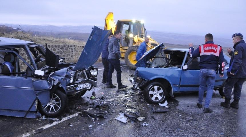 Malatya Arguvan'da feci kaza