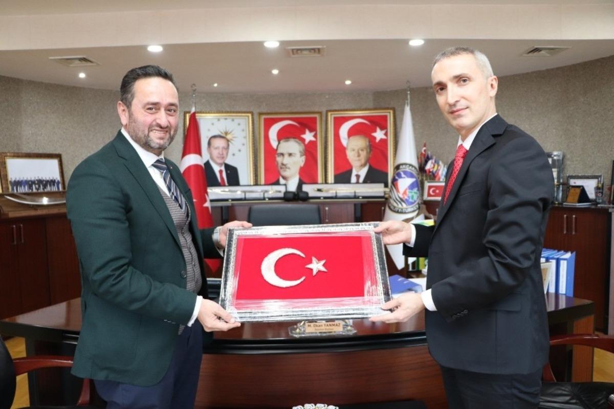 D&uuml;zce Başsavcısı &Ccedil;elik, Başkan Yanmaz&rsquo;ı ziyaret etti