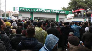 Kırklareli’de Fenerbahçe izdihamı