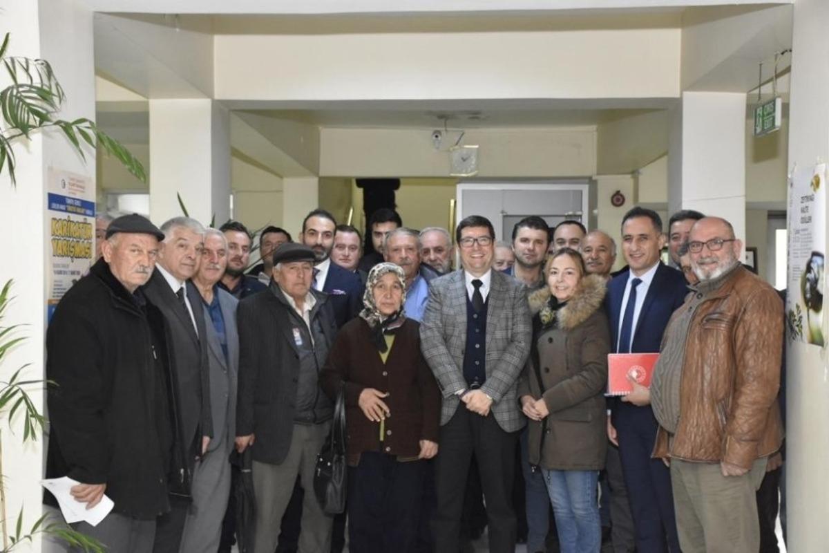 Saylak, hibe desteği almaya hak kazanan yatırımcılarla g&ouml;r&uuml;şt&uuml;