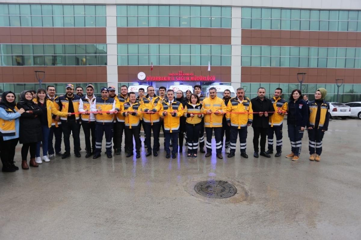 Diyarbakır&rsquo;da 3 adet acil yardım ambulansı hizmete girdi
