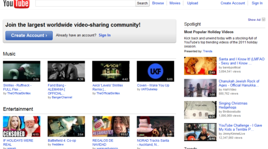YouTube klasik g&ouml;r&uuml;n&uuml;m erişimini engelliyor