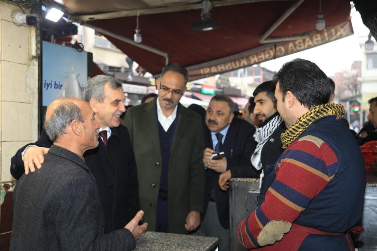 Beyazg&uuml;l esnafın taleplerini dinledi