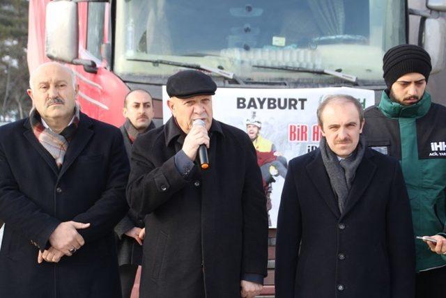 Bayburt’tan İdlib’e yardım eli