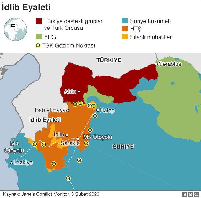 İdlib harita