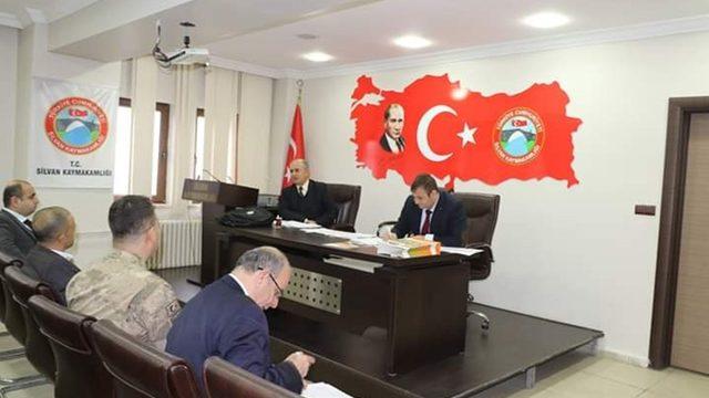 Silvan’da av komisyon toplantısı yapıldı