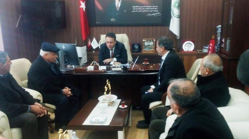 Battalgazi il&ccedil;esi muhtarları Beypınar Barajı i&ccedil;in DSİ&rsquo;de