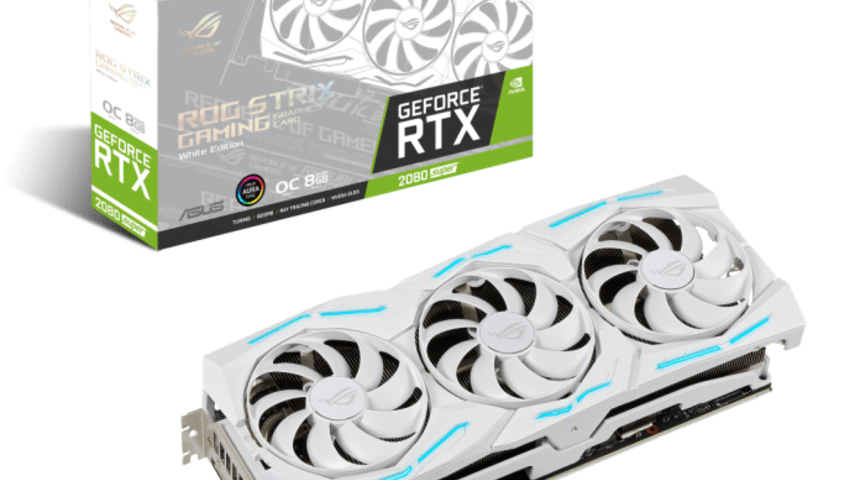 Rog Strix GeForce RTX 2080 SUPER White Edition modelini tanıttı