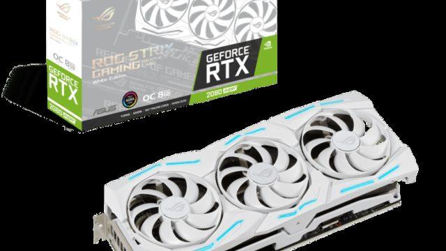 Rog Strix GeForce RTX 2080 SUPER White Edition modelini tanıttı