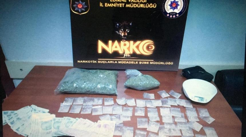Keşan&rsquo;da uyuşturucu operasyonu