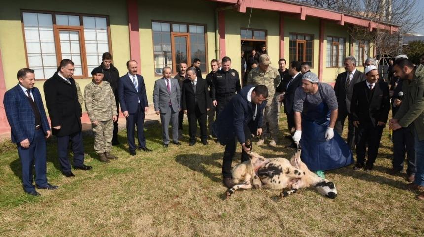 T&uuml;rkiye&rsquo;de yaşanan olayların son bulması i&ccedil;in kurban kesildi