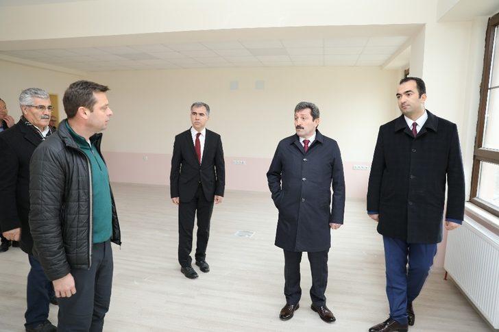 Vali Tavlı, yapımı tamamlanan okulları yerinde inceledi G5