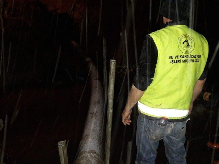 Düzce Belediyesi Gölyaka’da ki çalışmalara destek verdi G1