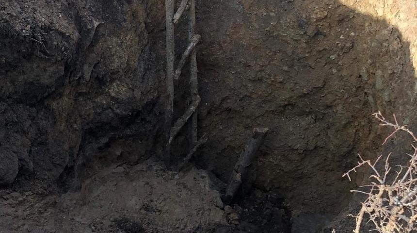 Kep&ccedil;eyle ka&ccedil;ak kazı yapan 9 kişi su&ccedil;&uuml;st&uuml; yakalandı