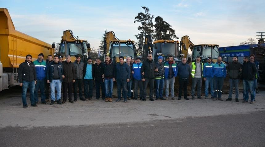 Kartepe Belediyesi karla m&uuml;cadele tedbirlerini aldı