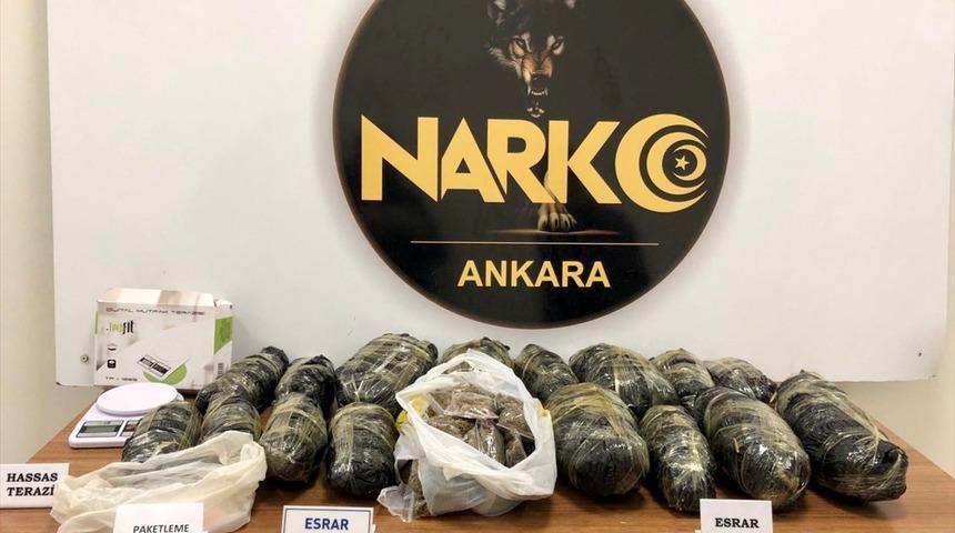 Başkentteki uyuşturucu operasyonunda 3 şüpheli gözaltına alındı