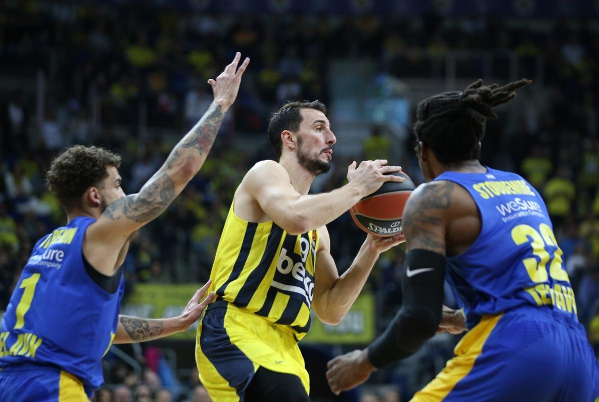 &Ouml;ZET | Fenerbah&ccedil;e - Maccabi ma&ccedil; sonucu: 77-78
