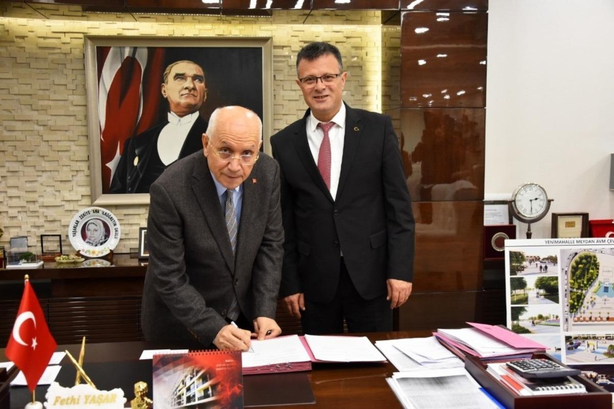 Alaşehir Belediyesi ile Yenimahalle Belediyesi kardeş oldu