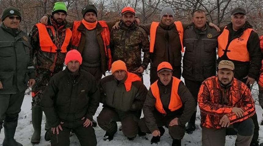 Bulgar avcılar, Kırıkkale&rsquo;de 22 yaban domuzu avladı