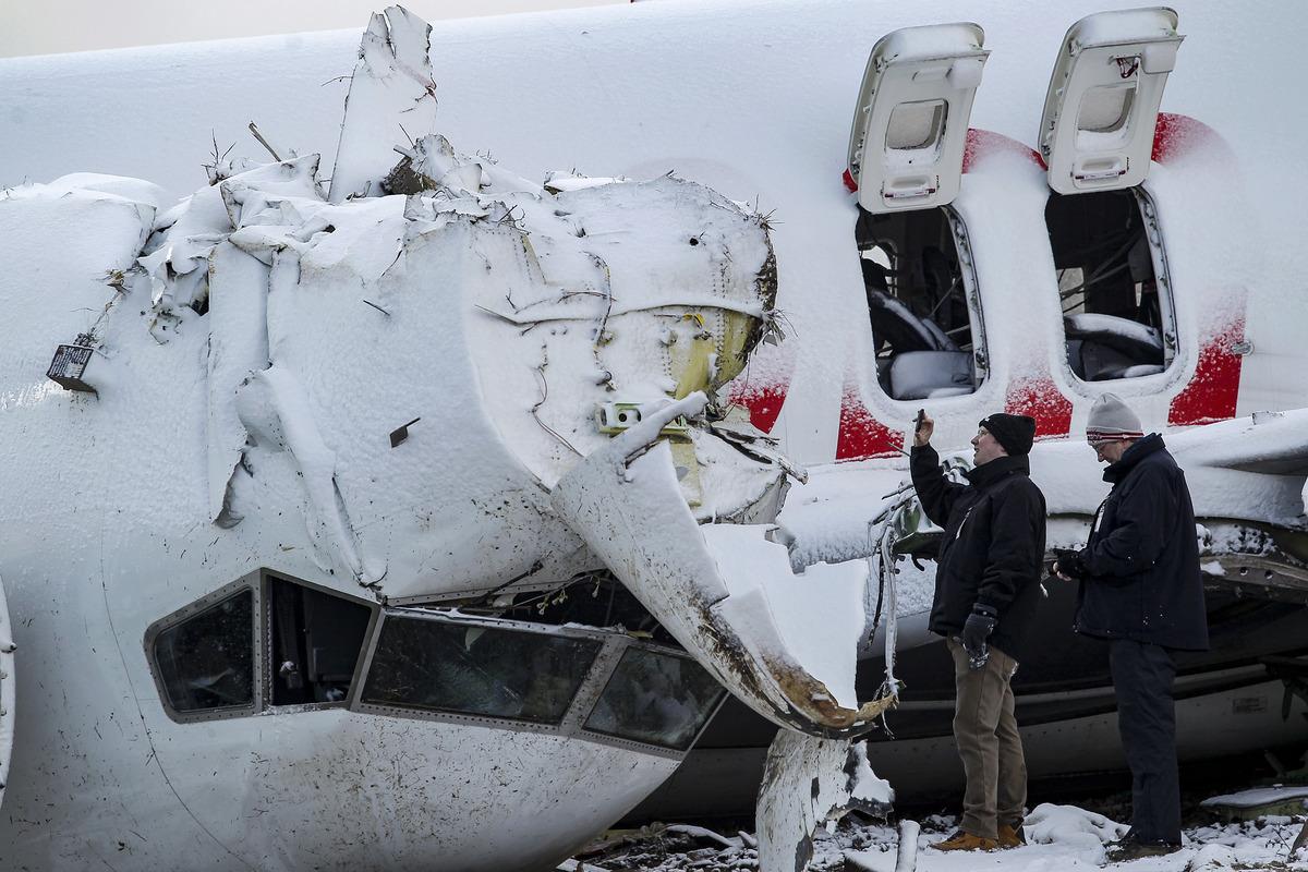 Sabiha G&ouml;ke&ccedil;en'deki u&ccedil;ak kazası i&ccedil;in ABD'den heyet geldi