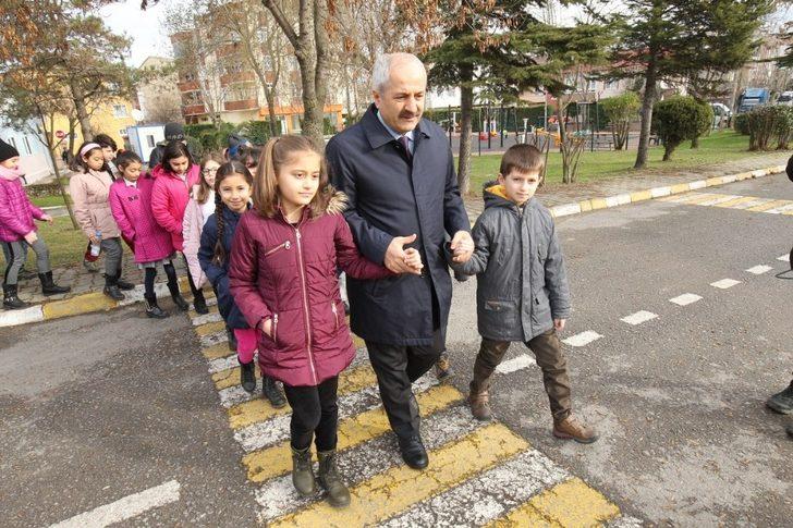 Başkan Büyükgöz Trafik Eğitim Okulu’nda G1