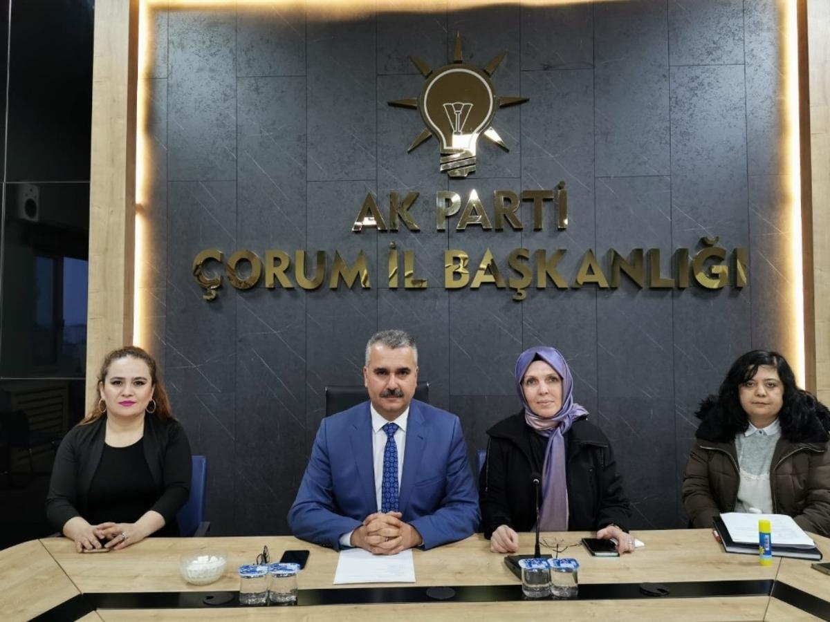 AK Parti &Ccedil;orum İl Başkanı Yusuf Ahlatcı;