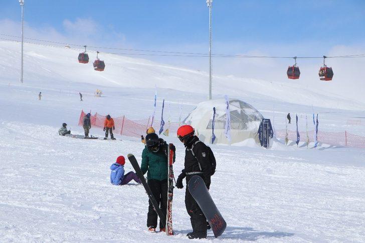 Erciyes’te hafta sonu yoğunluğu G5
