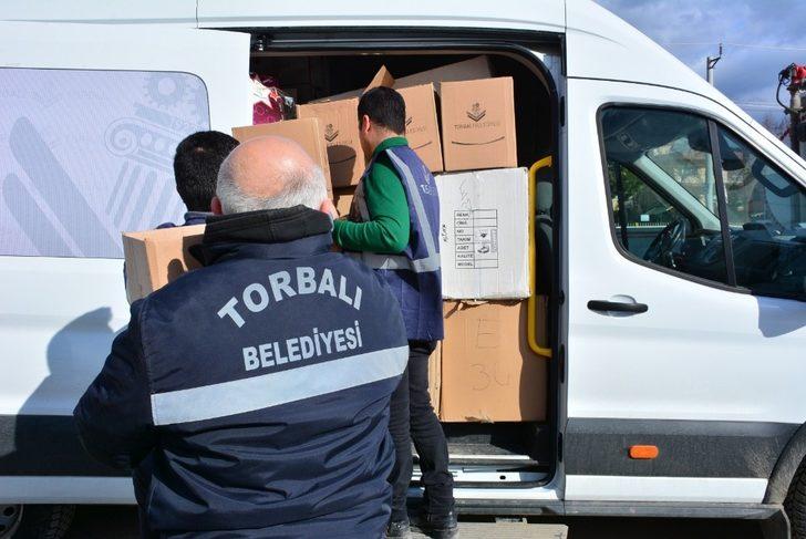 Torbalı Belediyesi Elazığ’a yardım aracı gönderdi G3