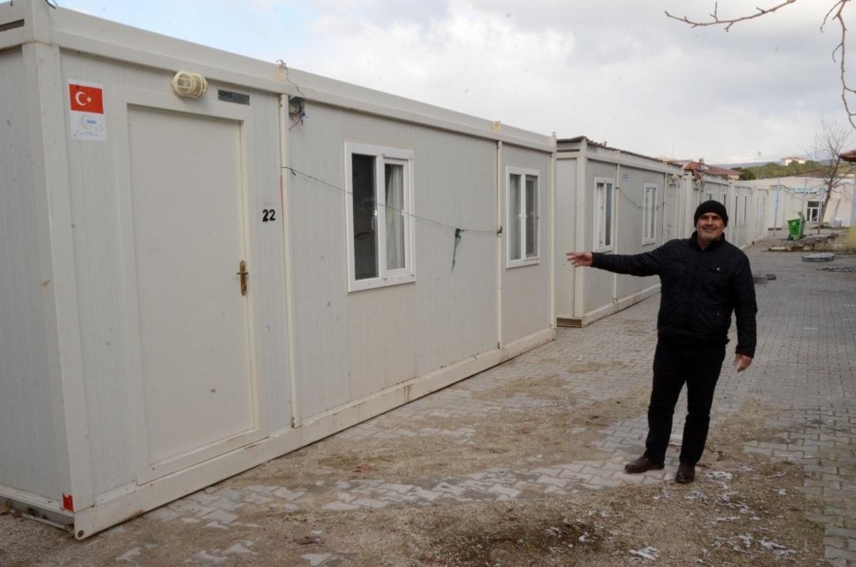 Manisalı depremzedeler i&ccedil;in konteyner ev