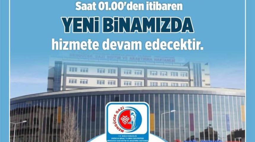 Acil servis, 250 yataklı yeni binada hizmet vermeye başladı