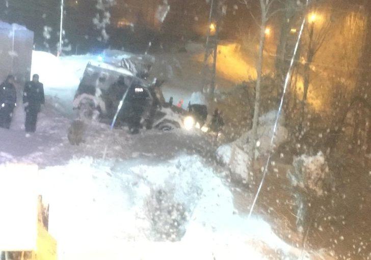 Karla mücadele ekibinin zor anları G1