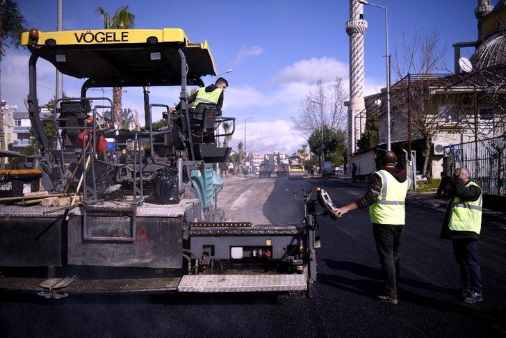 Şafak mahallesinde asfalt yenileme çalışşması G1
