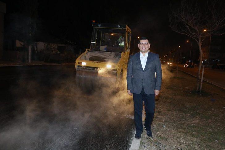 Şafak mahallesinde asfalt yenileme çalışşması G4