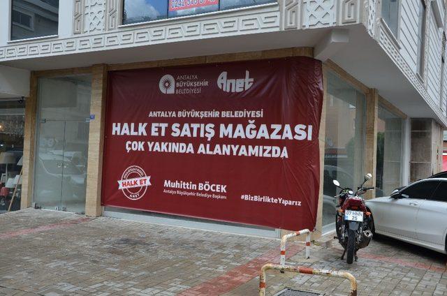 Halk Et’in 3. Satış mağazası Alanya’da açılıyor