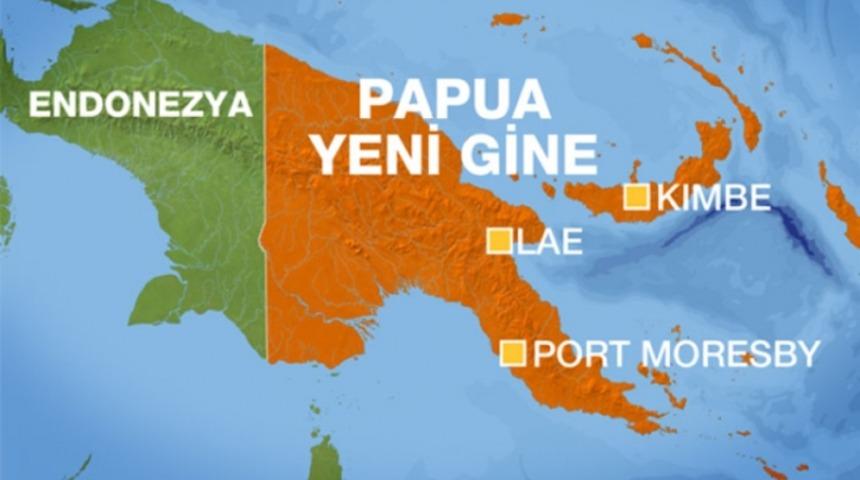 Papua Yeni Gine'de 6,2 büyüklüğünde deprem