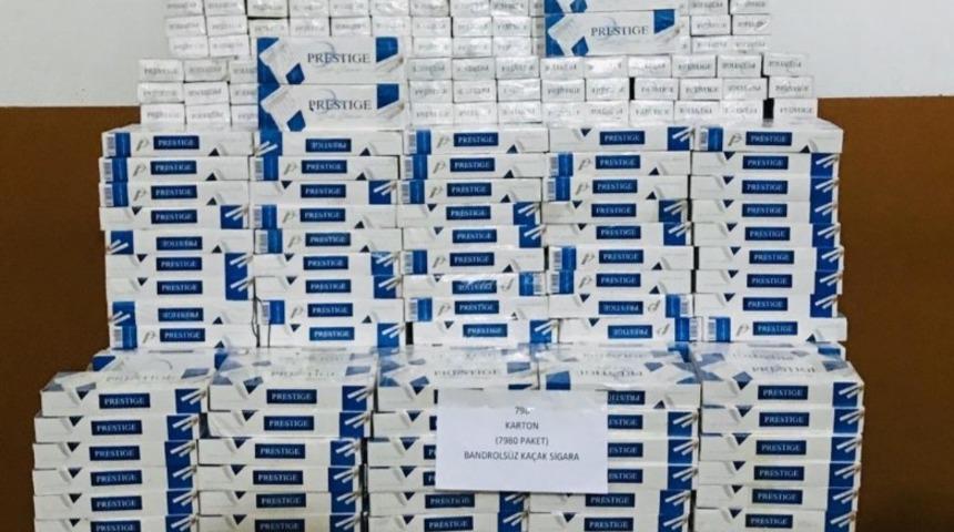 Ağrı’da 798 karton kaçak sigara ele geçirildi
