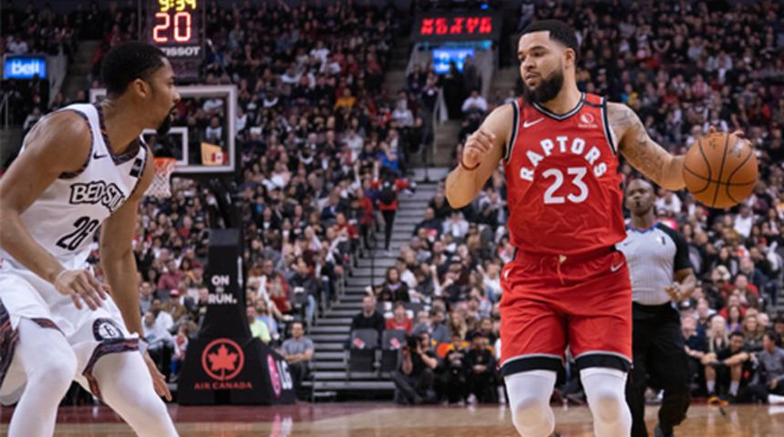 NBA'de Nets'i yenen Toronto Raptors üst üste 14. galibiyetini aldı