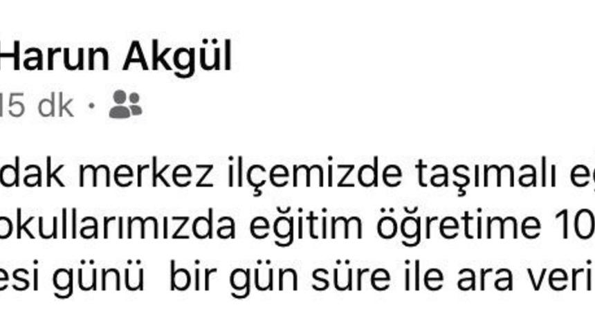 Zonguldak&rsquo;ta taşımalı eğitime kar engeli