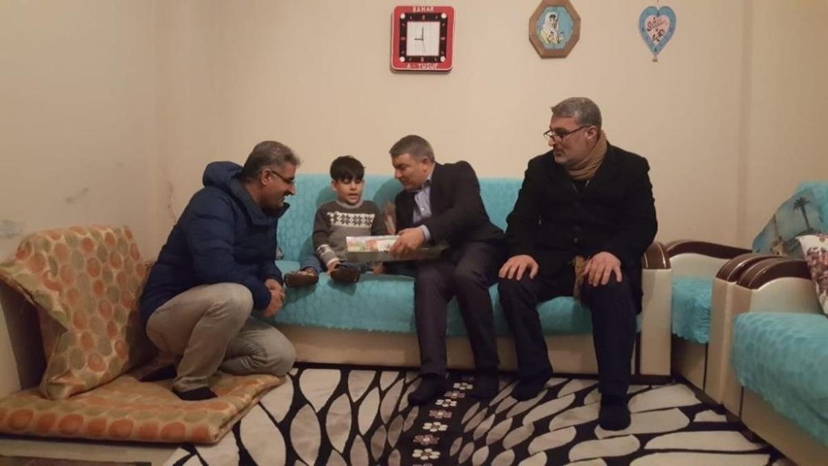 Başkan Şayir&rsquo;den minik Yusuf&rsquo;a sevindiren ziyaret