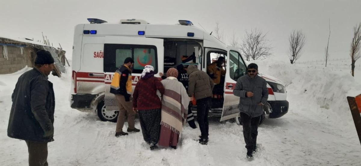 &Ouml;zalp il&ccedil;esinde hasta kurtarma operasyonu