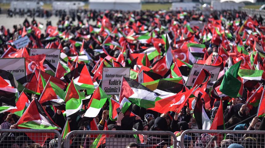 Yenikapı'da 'Büyük Kudüs Mitingi'